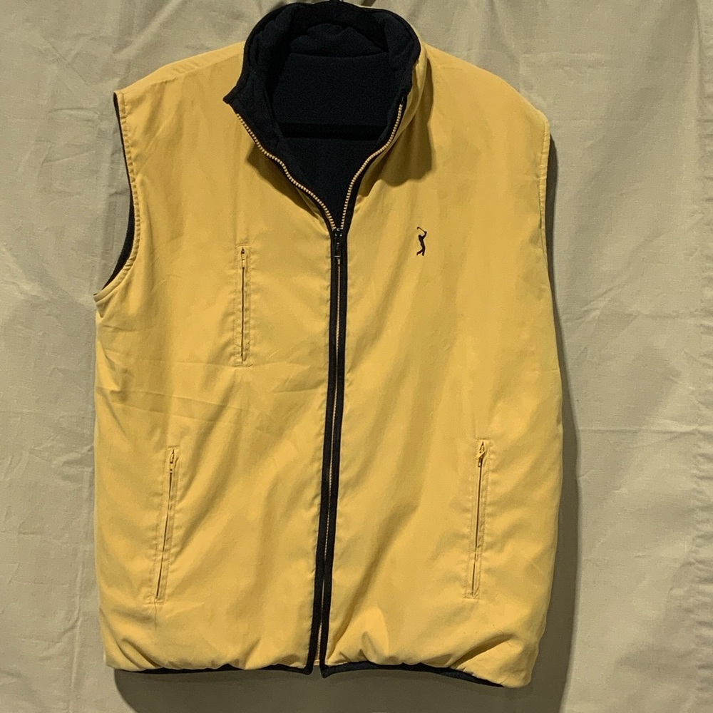 Men's Yellow Sleeveless Jacket
